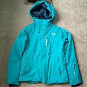 The North Face Women's Aqua Teal Blue Ski Jacket